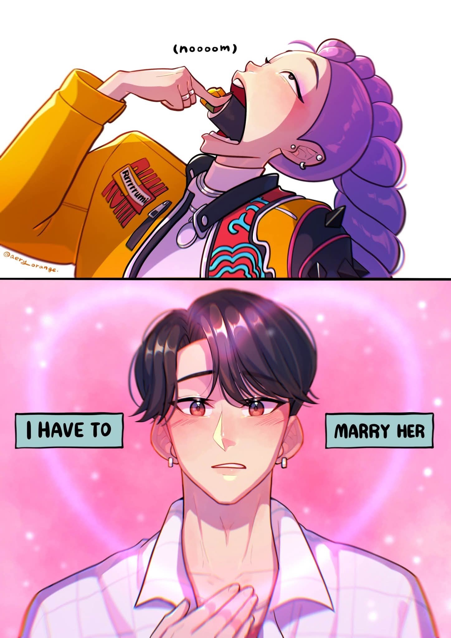 (no oom @aery orange. I HAVE TO MARRY HER