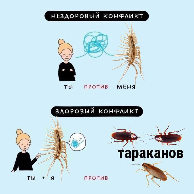 НЕЗДОРОВЫЙ КОНФЛИКТ ТЫ ПРОТИВ МЕНЯ ЗДОРОВЫЙ КОНФЛИКТ тараканов + Я ПРОТИВ