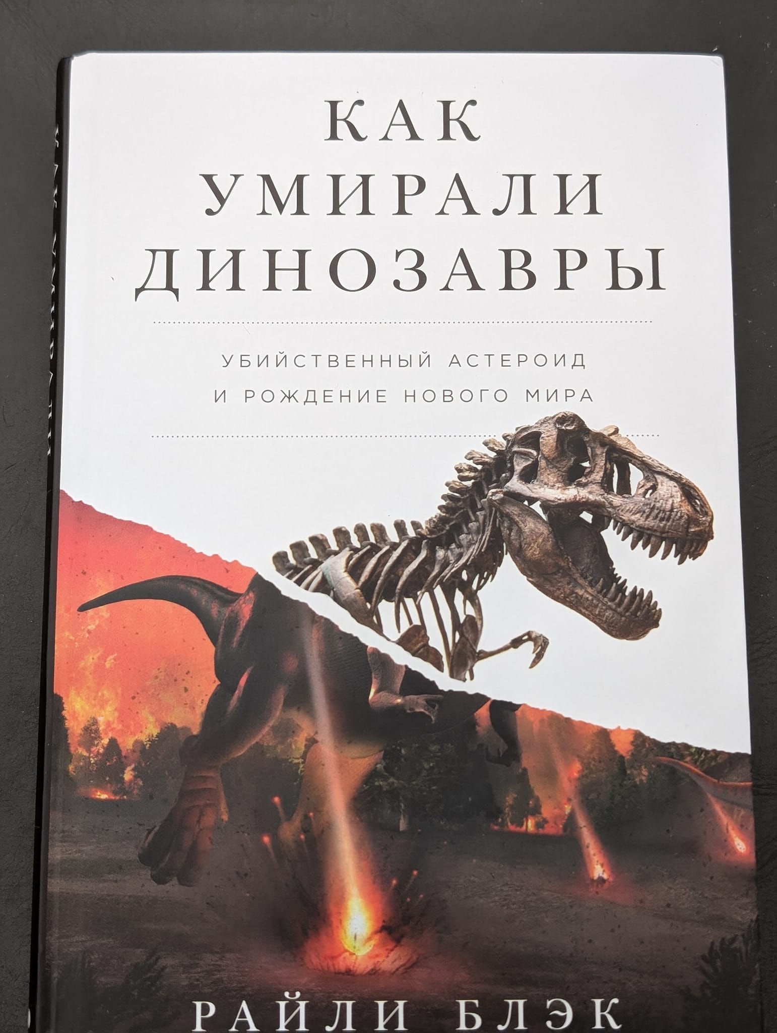 КАК УМИРАЛИ ДИНОЗАВРЫ УБИЙСТВЕННЫЙ АСТЕРОИД И РОЖДЕНИЕ НОВОГО МИРА РАЙЛИ БЛЭК