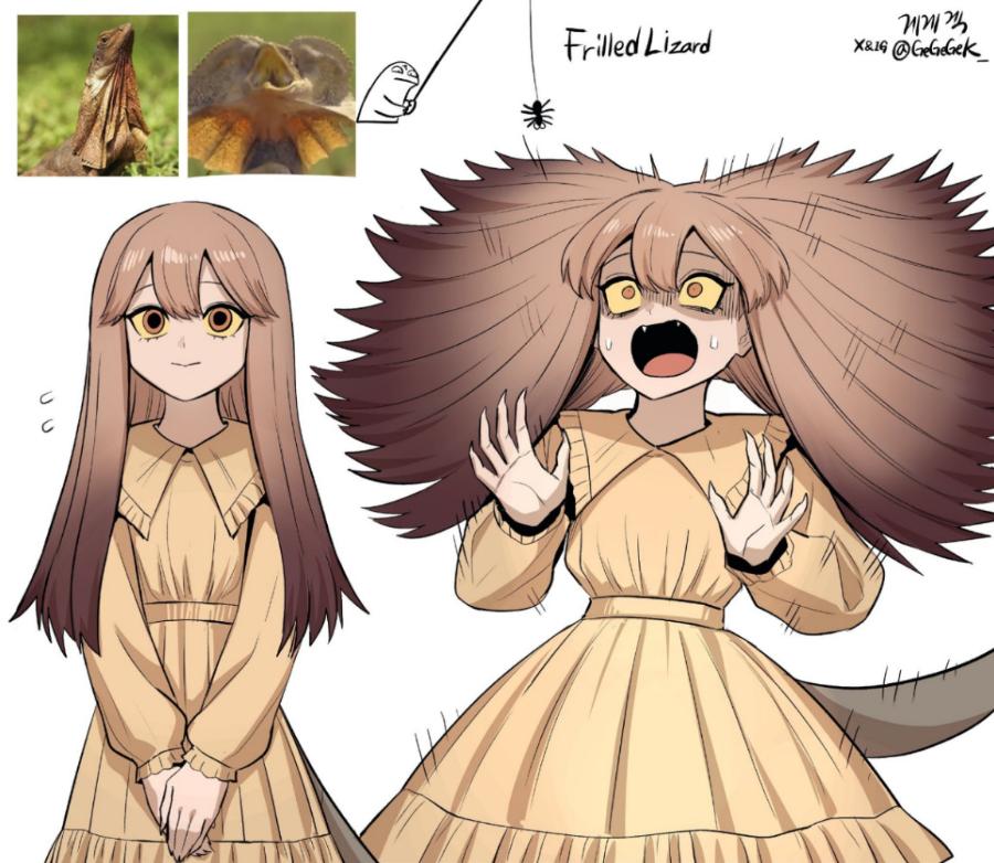 Frilled Lizard