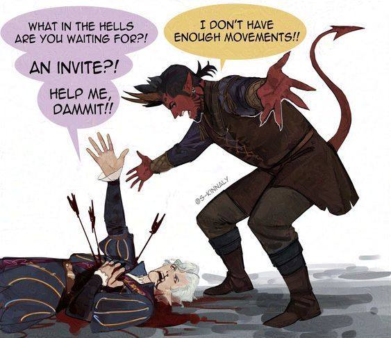 WHAT IN THE HELLS ARE YOU WAITING FOR?! AN INVITE?! HELP ME, DAMMIT!! I DON'T HAVE ENOUGH MOVEMENTS!!