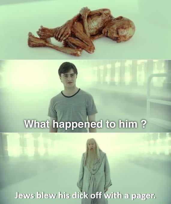 What happened to him ? Jews blew his dick off with a pager.