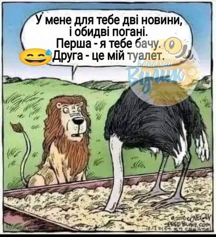 У мене для тебе дві новини, і обидві погані. Перша - я тебе бачу. Друга - це мій туалет. me. com