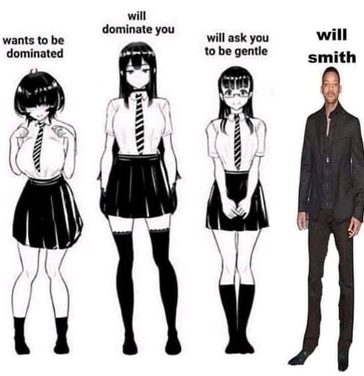 wants to be dominated will dominate you will ask you to be gentle will smith