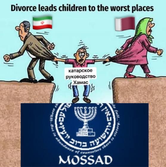 Divorce leads children to the worst places катарское руководство Хамас fa abundance ore there in MOSSAD